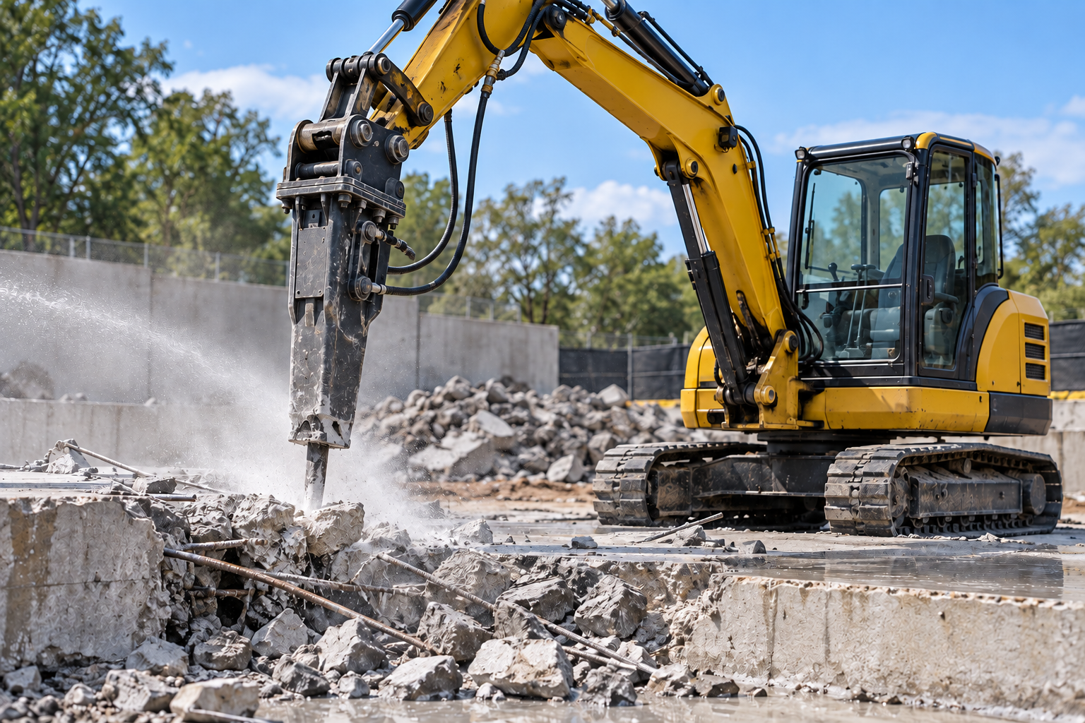 Services Concrete breaking and removal