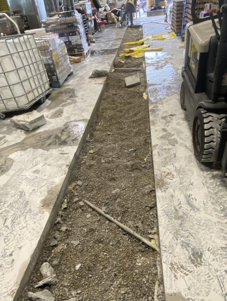 Project Gallery Concrete Floor Trenching