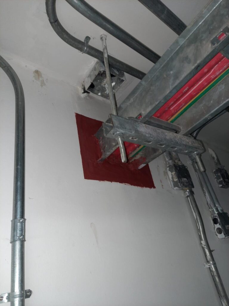 Project Gallery Cable Tray Wall Penetration Firestopping