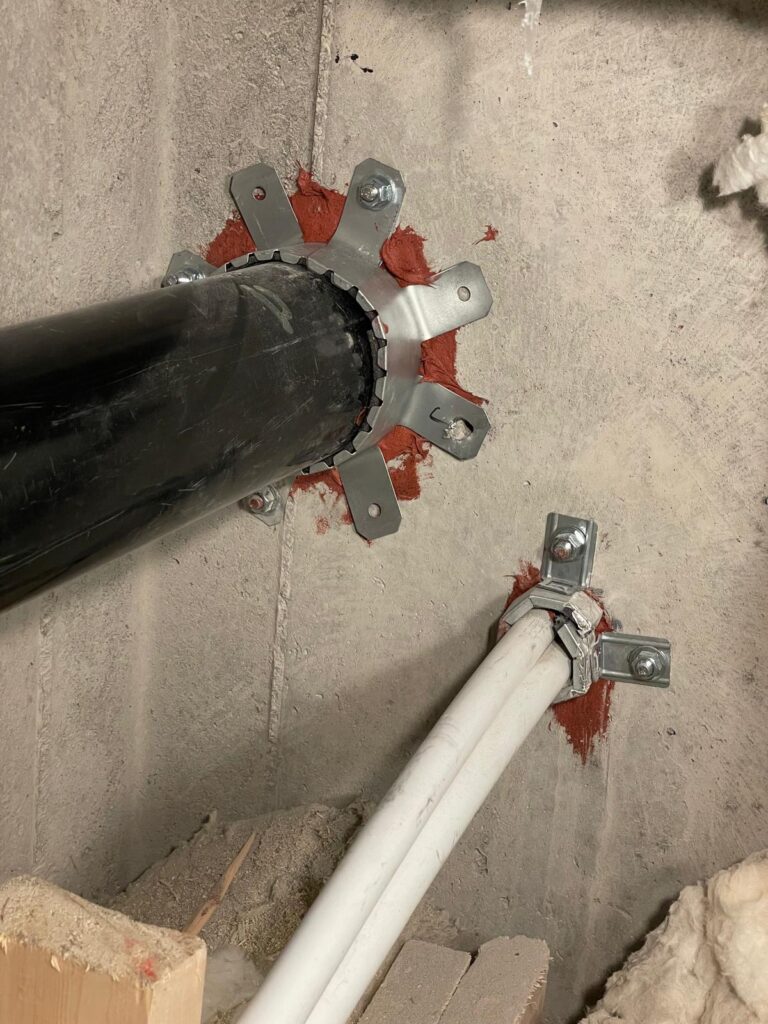 Project Gallery Pipe Penetration Firestop Collars