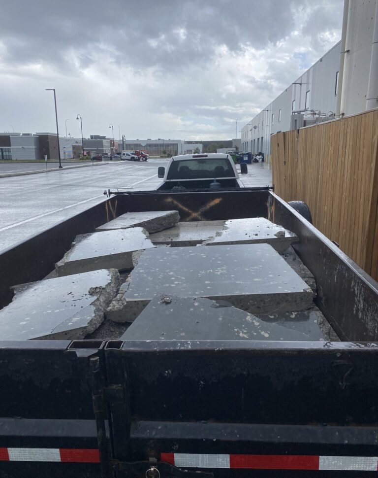 Project Gallery Removed Concrete Loaded for Hauling